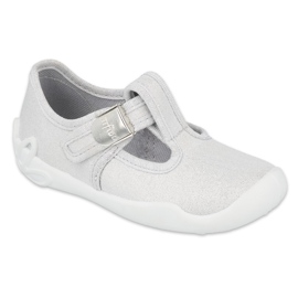 Befado chaussures pour enfants argent blanc 115X001 gris Befado chaussures pour enfants argent blanc 115X001 gris