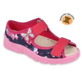 Chaussures enfant Befado 869X145 bleu marin rose Chaussures enfant Befado 869X145 bleu marin rose