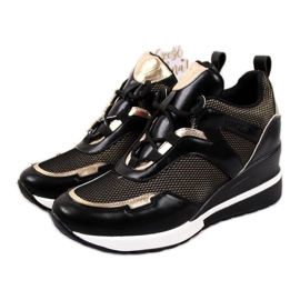 Baskets compensées Vinceza JAN63 noir