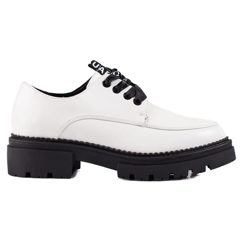 La.Fi Chaussures de mode à lacets blanche le noir