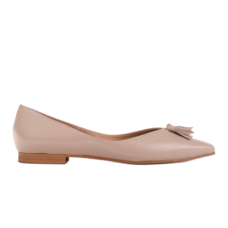 Marco Shoes Ballerines femme à pans bas beige Marco Shoes Ballerines femme à pans bas beige