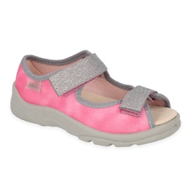 Befado chaussures pour enfants 869X161 rose argent