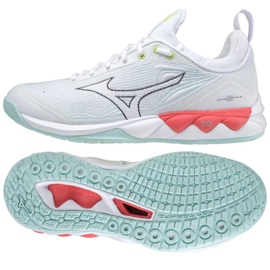 Chaussures de volley-ball Mizuno Wave Luminous 2 W V1GC212010 blanche blanche Chaussures de volley-ball Mizuno Wave Luminous 2 W V1GC212010 blanche blanche