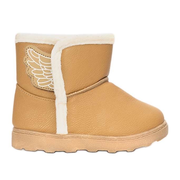 Bottes enfant beiges Wings Bottes enfant beiges Wings