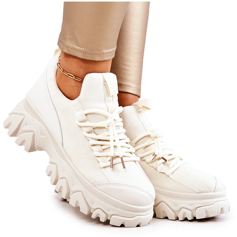 PS1 Chaussures de sport femme Baskets Beige clair Miles PS1 Chaussures de sport femme Baskets Beige clair Miles