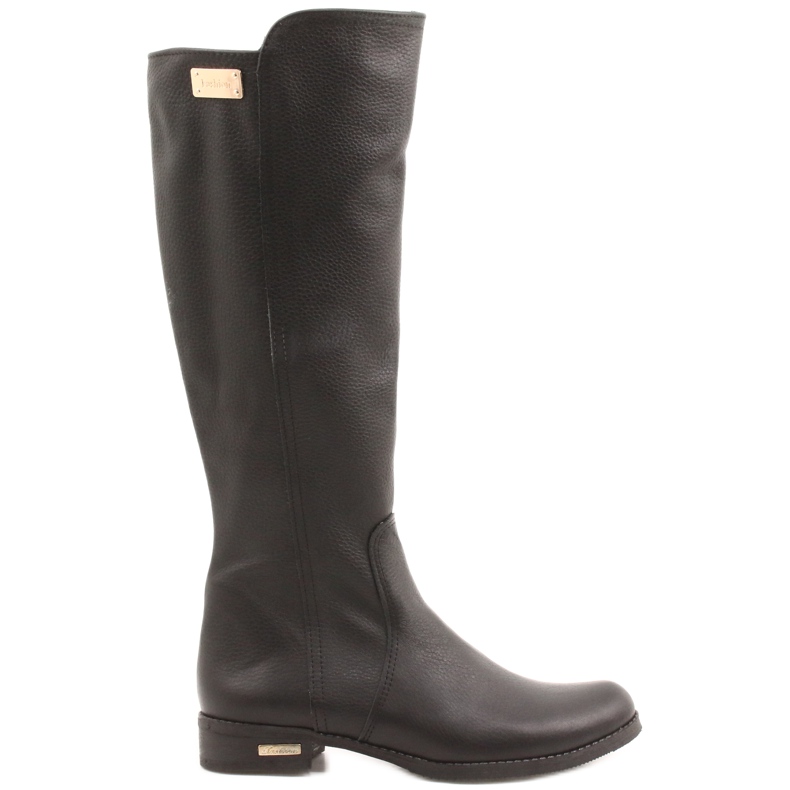Olivier Bottes en cuir isolées pour femmes visage noir le noir
