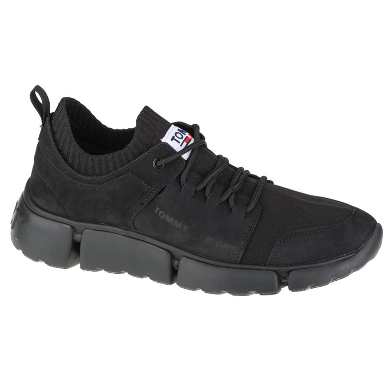 Chaussures Tommy Hilfiger Jeans Chunky Mono Sock Lea Baskets M EM0EM00679-BDS le noir