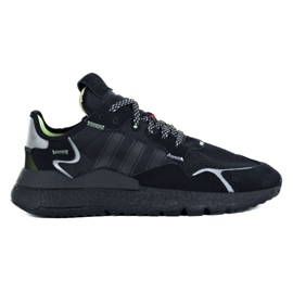 Chaussures Adidas Nite Jogger M EE5884 le noir argent Chaussures Adidas Nite Jogger M EE5884 le noir argent