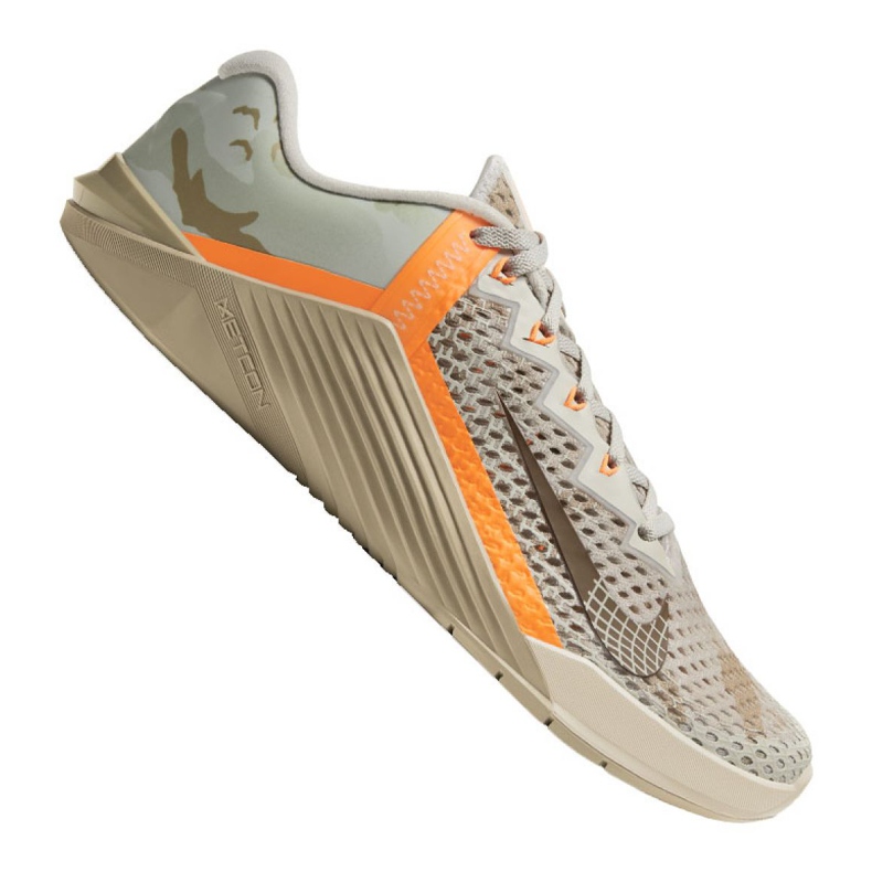 Chaussure d'entraînement Nike Metcon 6 M CK9388 028 beige orange
