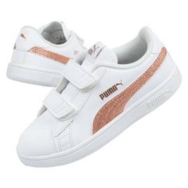 Puma Smash chaussures 375863 02 blanc