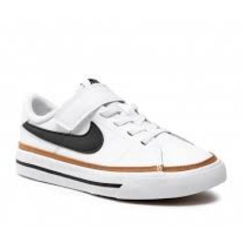 Chaussures Nike Court Legacy (PSV) Jr DA5381-102 blanc noir