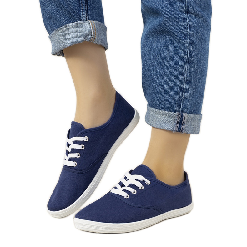 BM Baskets femme Snicki bleu marine BM Baskets femme Snicki bleu marine