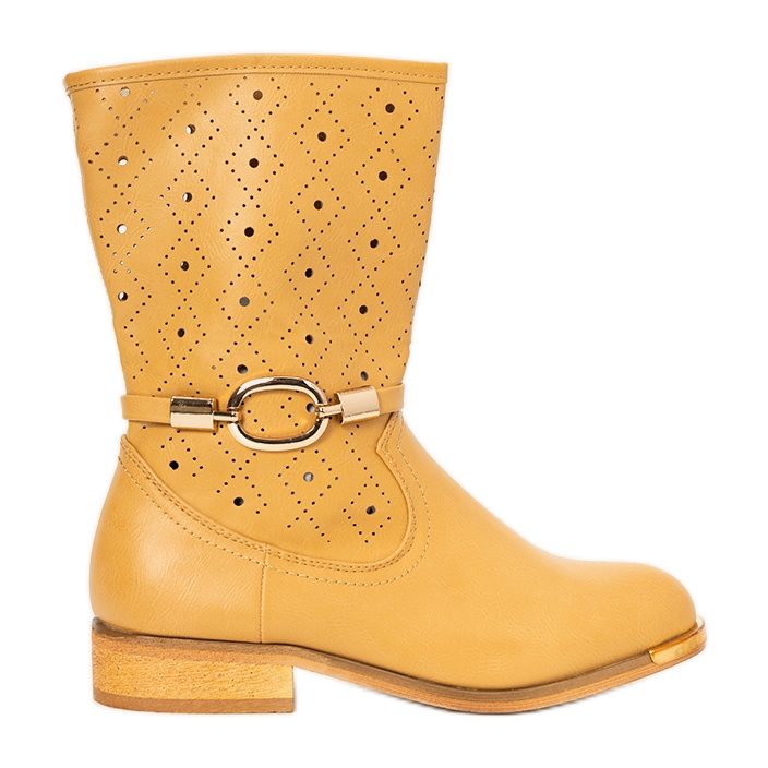 Bottes enfant Valley camel brun jaune