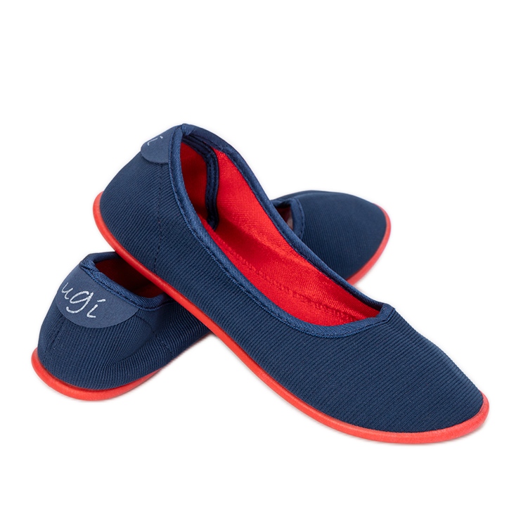 Ballerines enfant Geneseo marine et rouge bleu