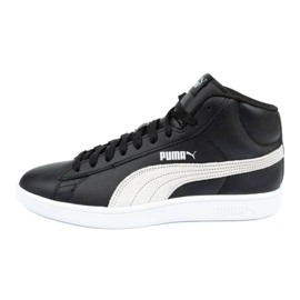Baskets Puma Smash M 366924 02 blanche le noir