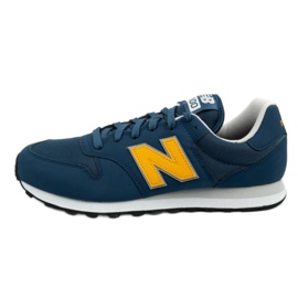 Chaussures New Balance M GM500VC1 bleu marine jaune