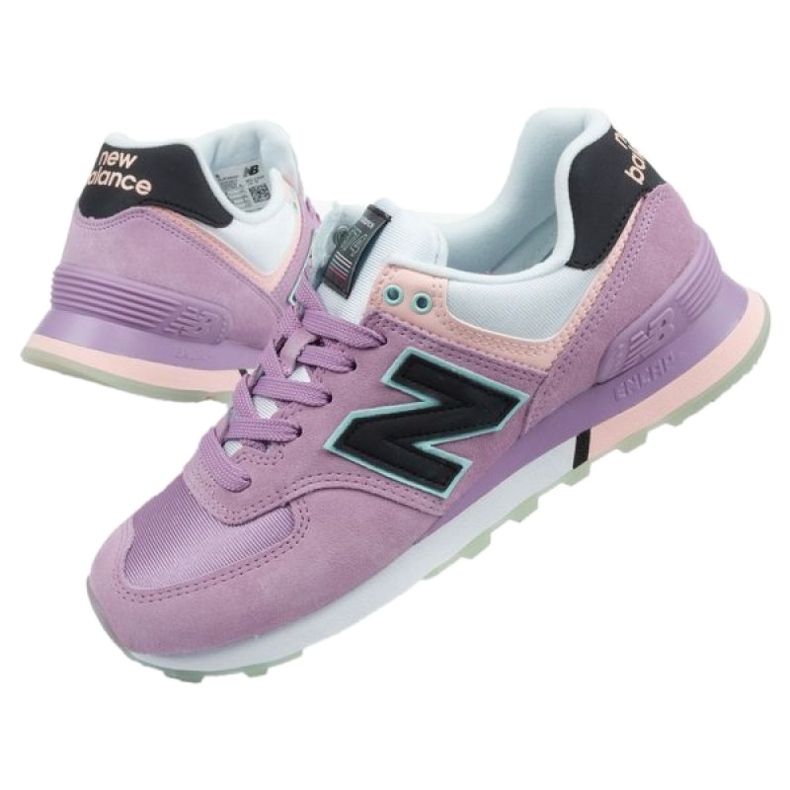 Chaussures New Balance WL574SAW violet