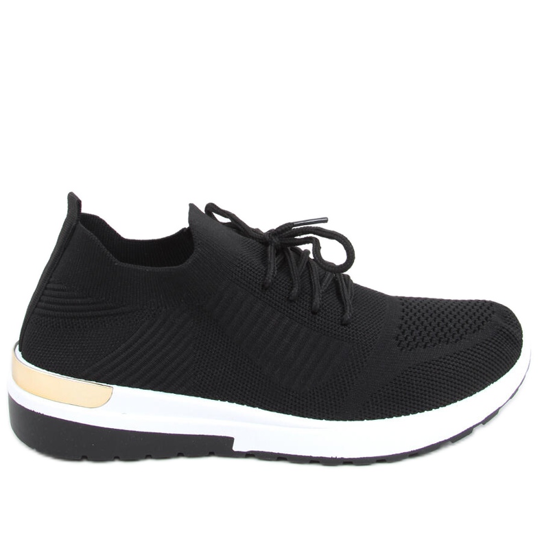 Welo Chaussures de sport chaussettes noires le noir