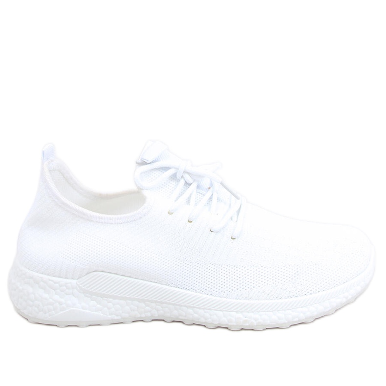Querro White chaussettes chaussures de sport blanche