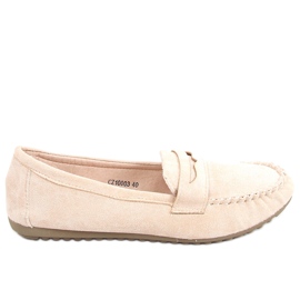 Mocassins femme Rello Beige Mocassins femme Rello Beige