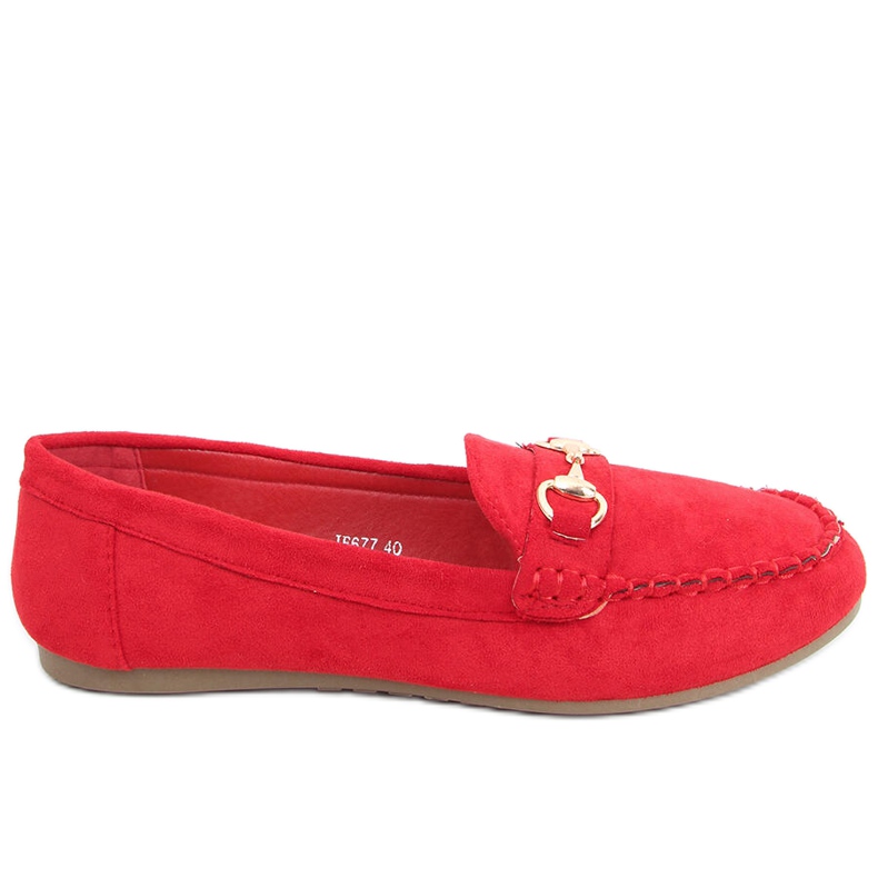 Mocassins femme Hesso Rouge Mocassins femme Hesso Rouge