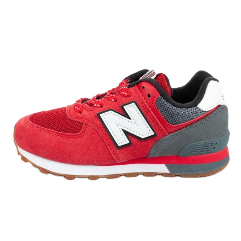 Chaussures New Balance Jr PC574ATG le noir rouge gris Chaussures New Balance Jr PC574ATG le noir rouge gris