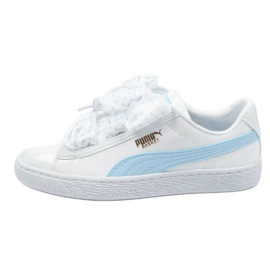 Puma Basket Coeur Etoiles W 367820 01 blanc bleu