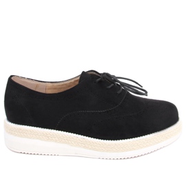 Chaussures femme espadrilles Apia Noir