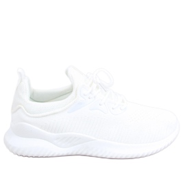 Chaussures de sport blanches Ivar noires