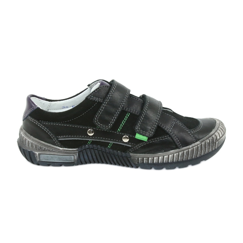 Chaussures garçons Bartek 55287 noir le noir gris vert