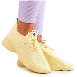 PS1 Chaussures de Sport Matière Baskets Jaune Nolene