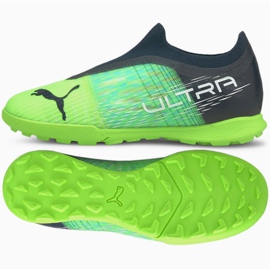 Chaussures de football Puma Ultra 3.3 Tt Jr 106531 03 gris vert vert
