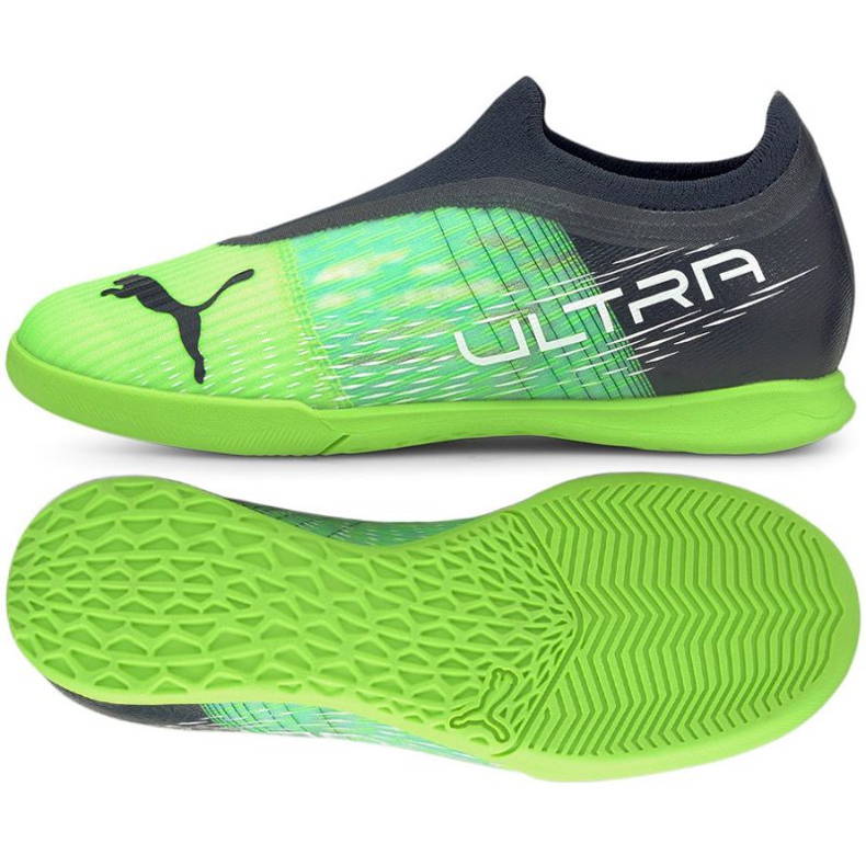 Chaussures de foot Puma Ultra 3.3 It Jr 106591 04 multicolore vert