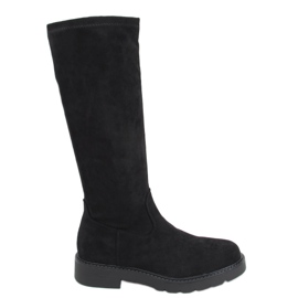 Bottes cavalières femme Carina Negro noir
