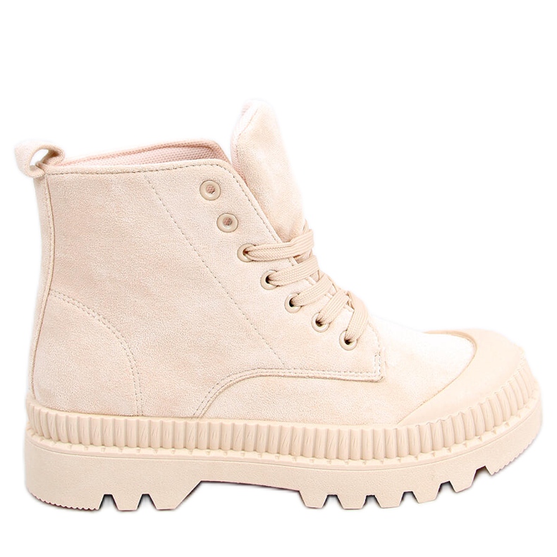 Baskets montantes trekking Bibi Beige