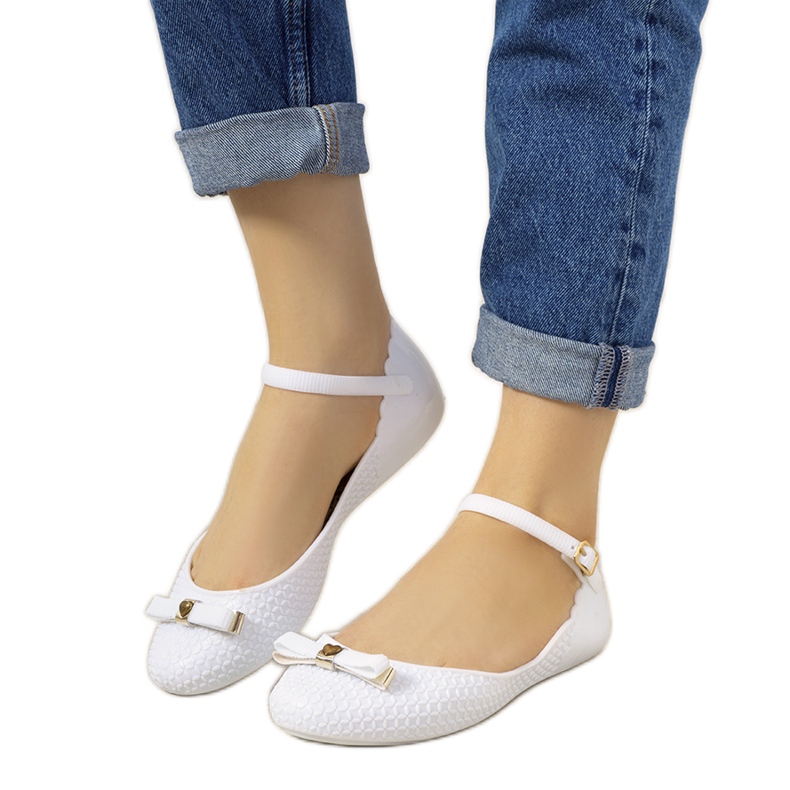 Ballerines femme Heather blanches Ballerines femme Heather blanches