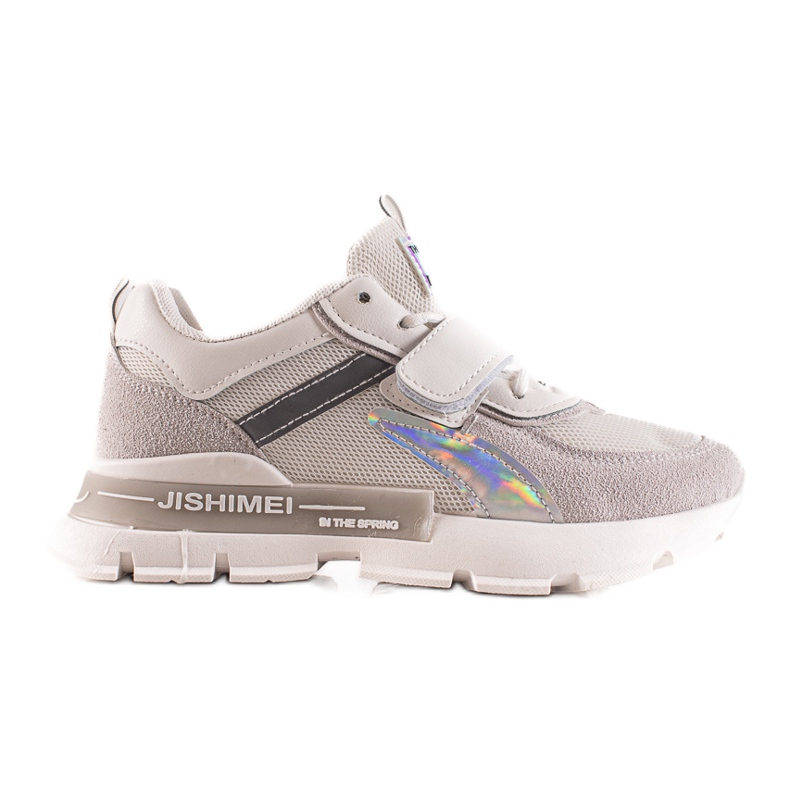 TRENDI Baskets De Sport Avec Velcro gris TRENDI Baskets De Sport Avec Velcro gris