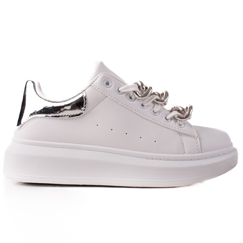 TRENDI Sneaks à la mode avec une chaîne blanche
