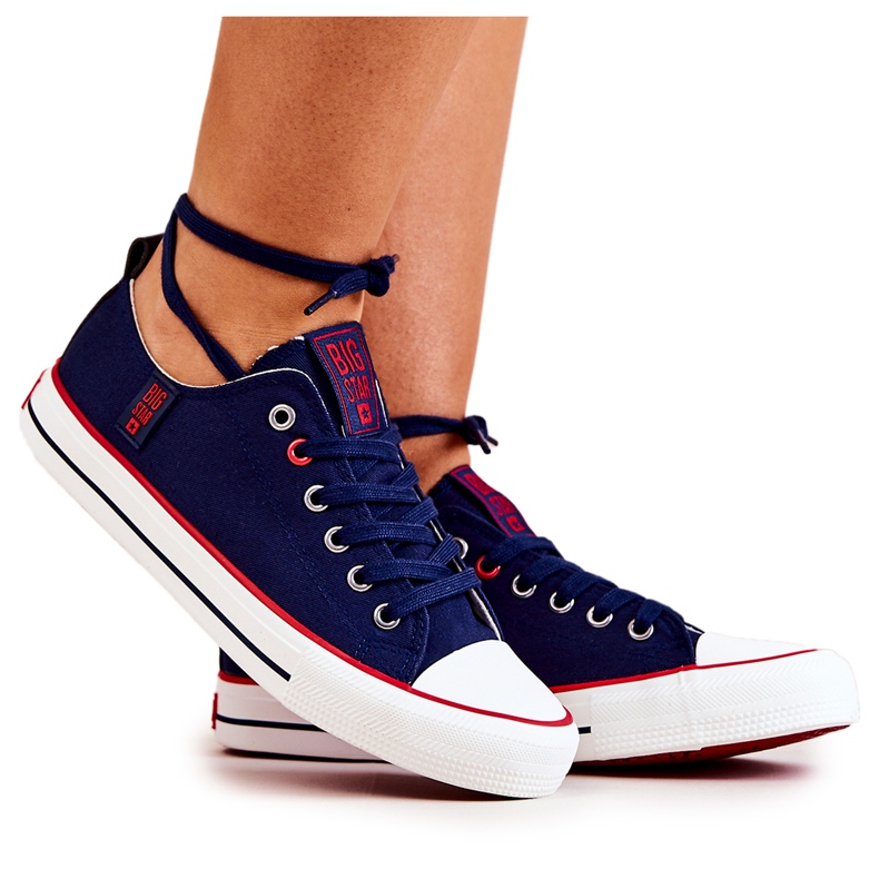 Baskets Femme Big Star JJ274121 Bleu marine Baskets Femme Big Star JJ274121 Bleu marine