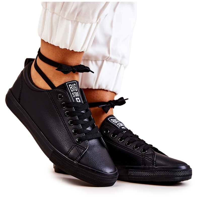 Baskets en Cuir Big Star JJ274312 Noir le noir