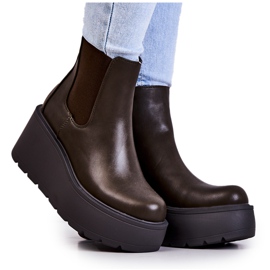 PS1 Bottes chaudes Montiano vert foncé