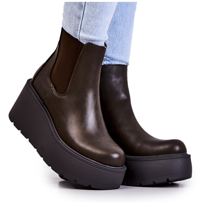 PS1 Bottes chaudes Montiano vert foncé