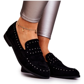 PL5 Mocassins Daim Avec Jets La.Fi Noir Maliyah le noir