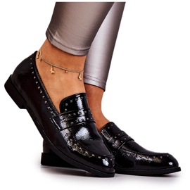 PL5 Mocassins Laqués Avec Jets La.Fi Noir Maliyah le noir PL5 Mocassins Laqués Avec Jets La.Fi Noir Maliyah le noir