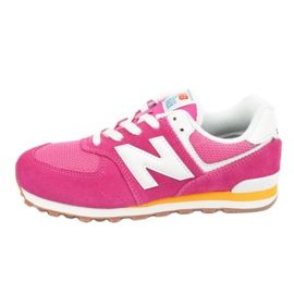 New Balance W GC574HP2 blanche rose New Balance W GC574HP2 blanche rose