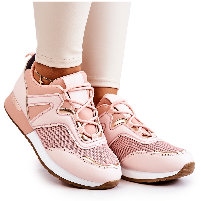 FS2 Chaussures de sport sur la plate-forme rose Ginevra