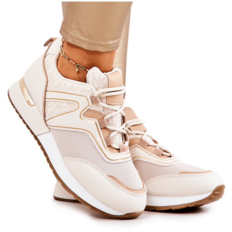 FS2 Chaussures de sport sur la plate-forme beige Ginevra FS2 Chaussures de sport sur la plate-forme beige Ginevra
