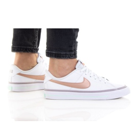 Chaussures Nike Court Legacy (GS) Jr DA5380-112 blanche Chaussures Nike Court Legacy (GS) Jr DA5380-112 blanche