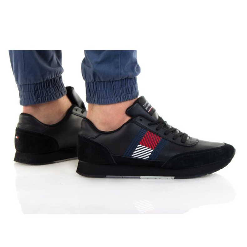 Tommy Hilfiger Essential Runner Fla M FM0FM03928 le noir