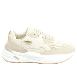 Baskets Astro Beige d'or